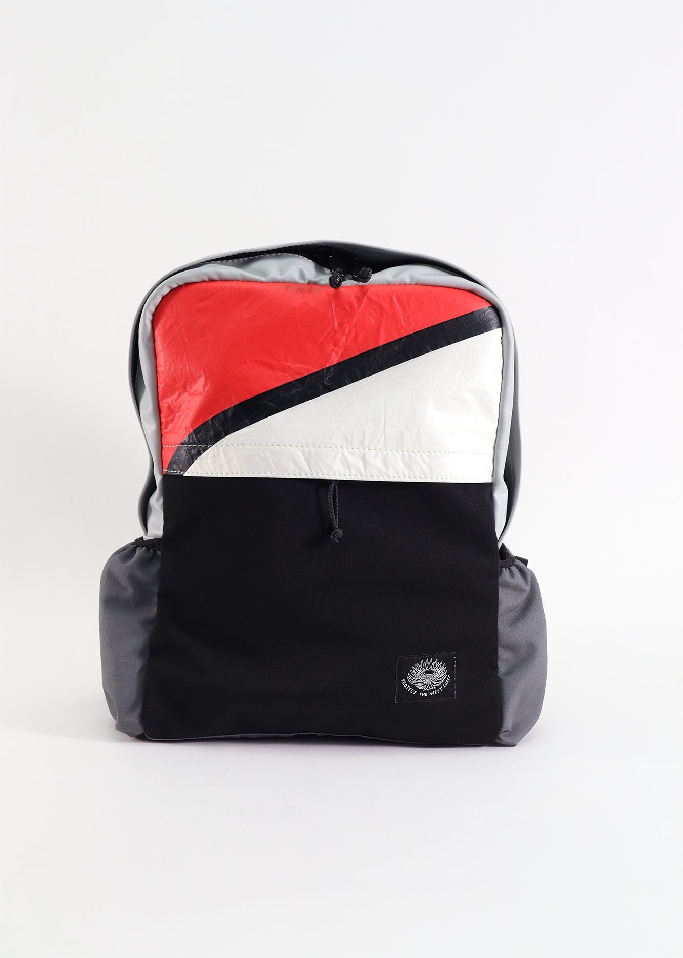 Concealed Zip Backpack Small (Black-R-W)