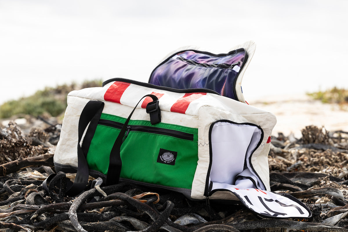 Square Duffel Bag (Orange-B)