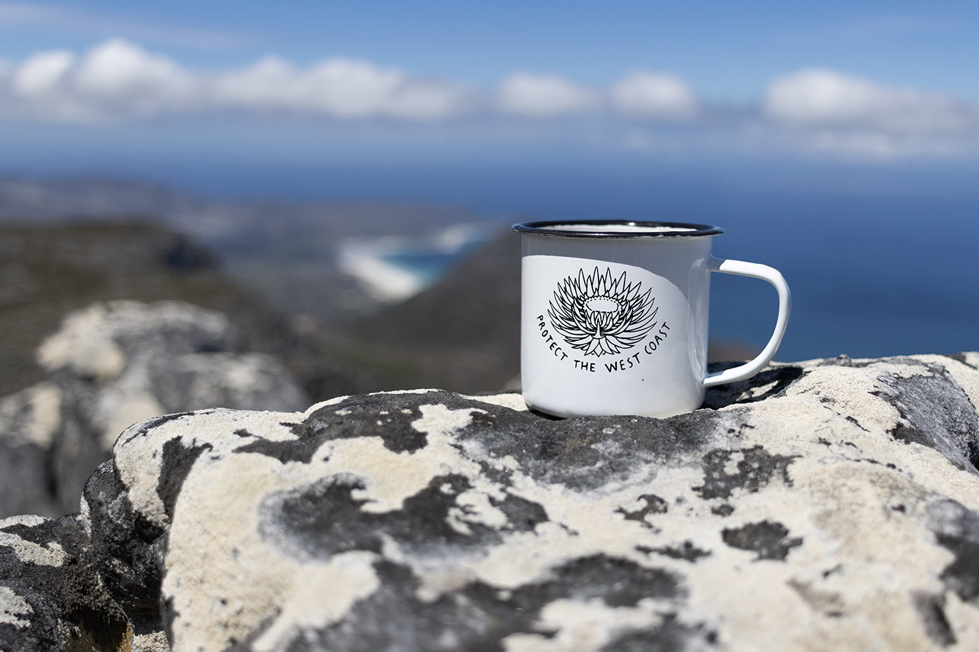 PTWC Enamel Mug
