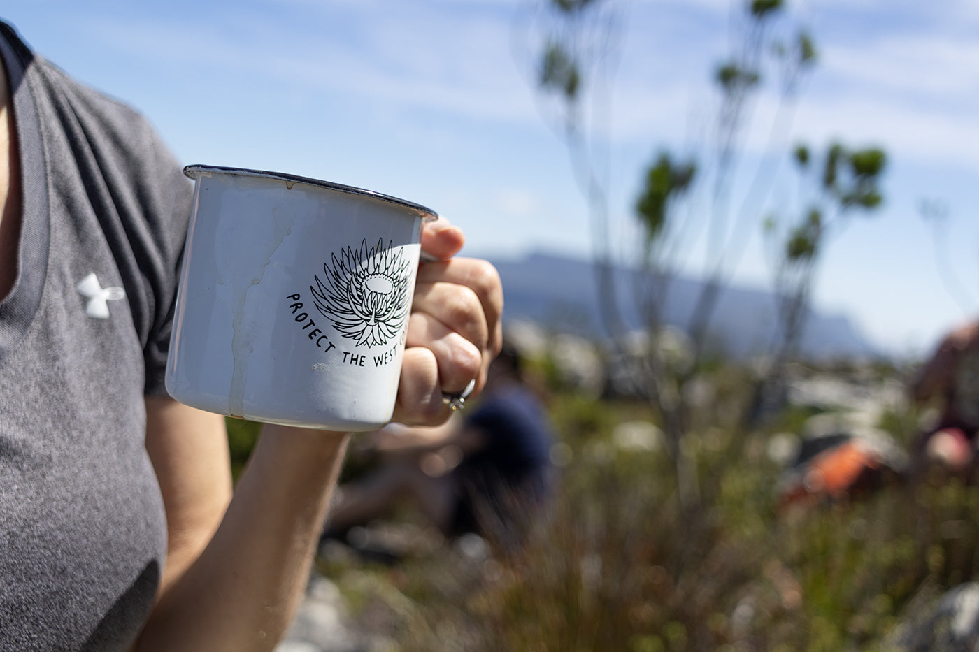 PTWC Enamel Mug