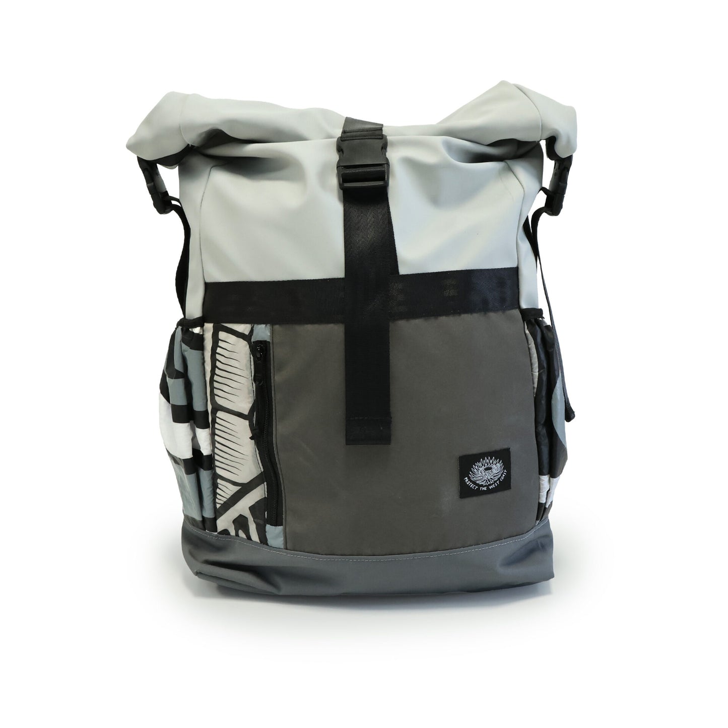 Roll Top Backpack (G-Grey)