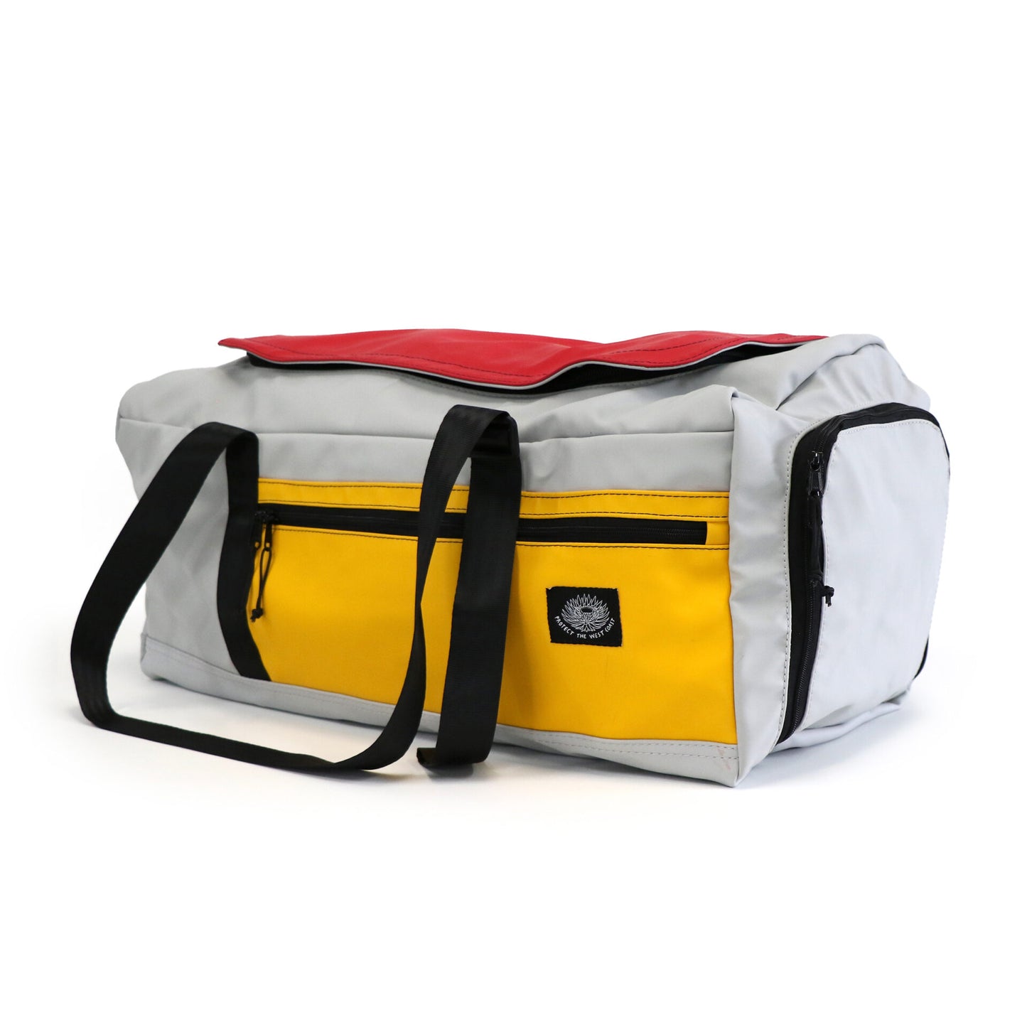 Square Duffel Bag (Orange-B)