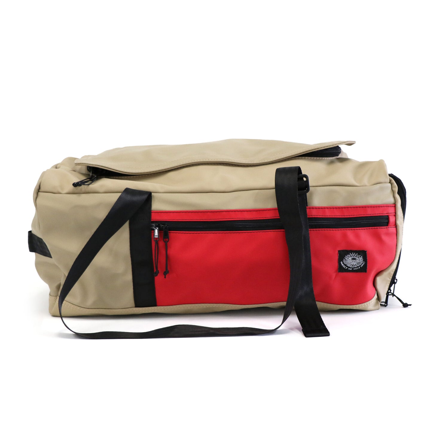 Square Duffel Bag (Red-B)