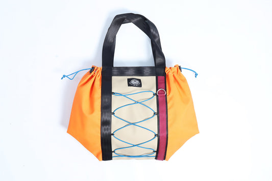 Drawcord Tote bag (Orange)