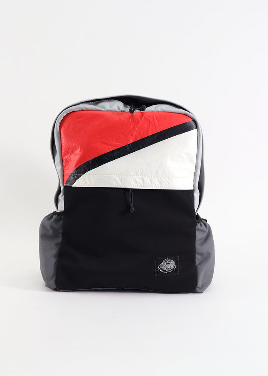 Concealed Zip Backpack Small (Black-R-W)