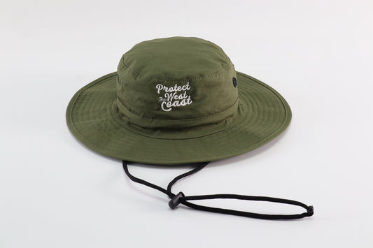 Wide Brim Olive