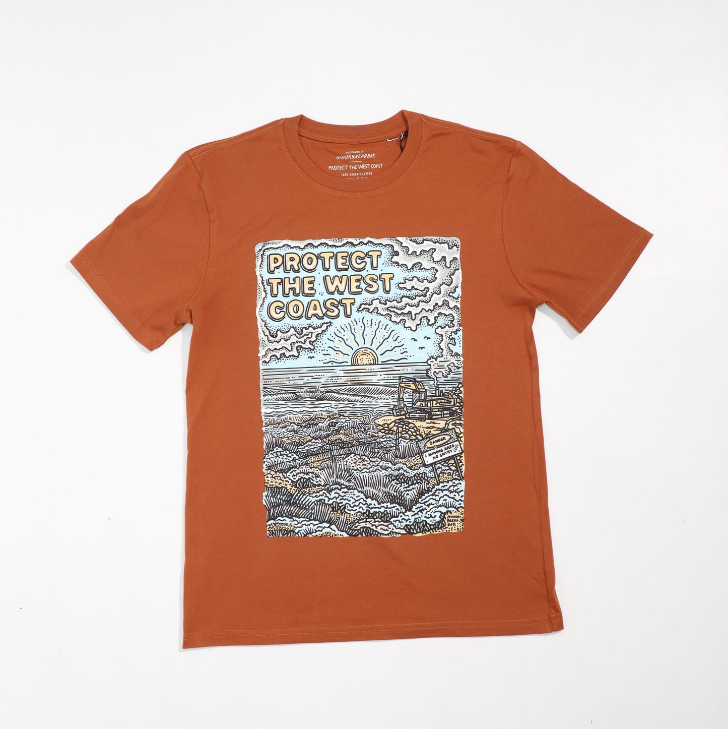 Ninja Bread Boy Colab 100% Organic Cotton Boxy Tee