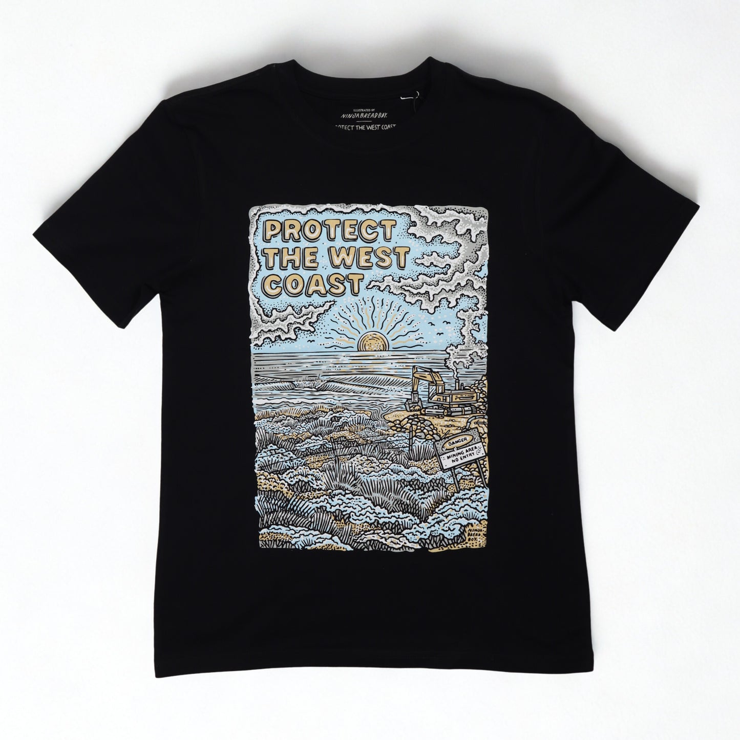 Ninja Bread Boy Colab 100% Organic Cotton Boxy Tee