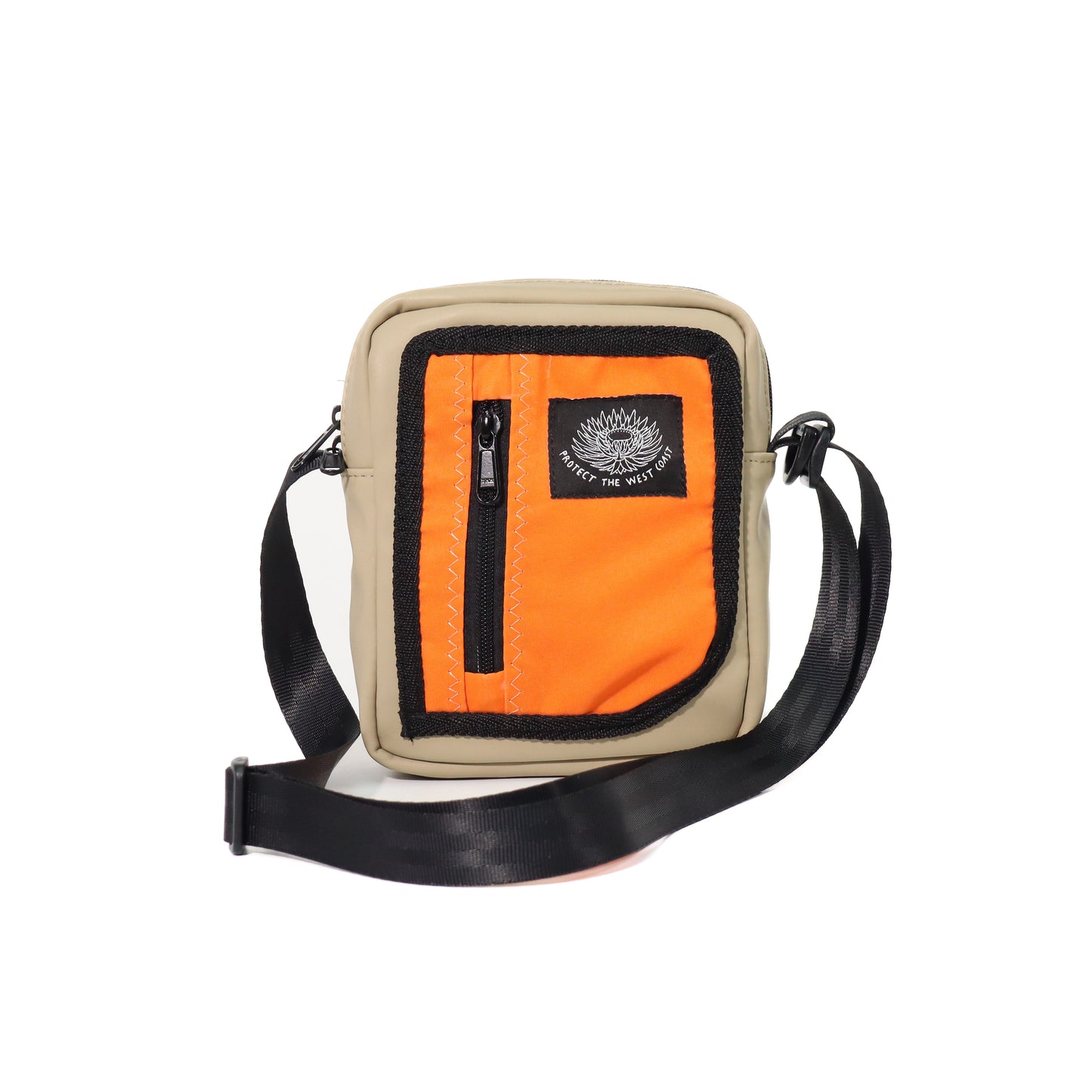 Mini Patch Pocket Cross Body (Orange)