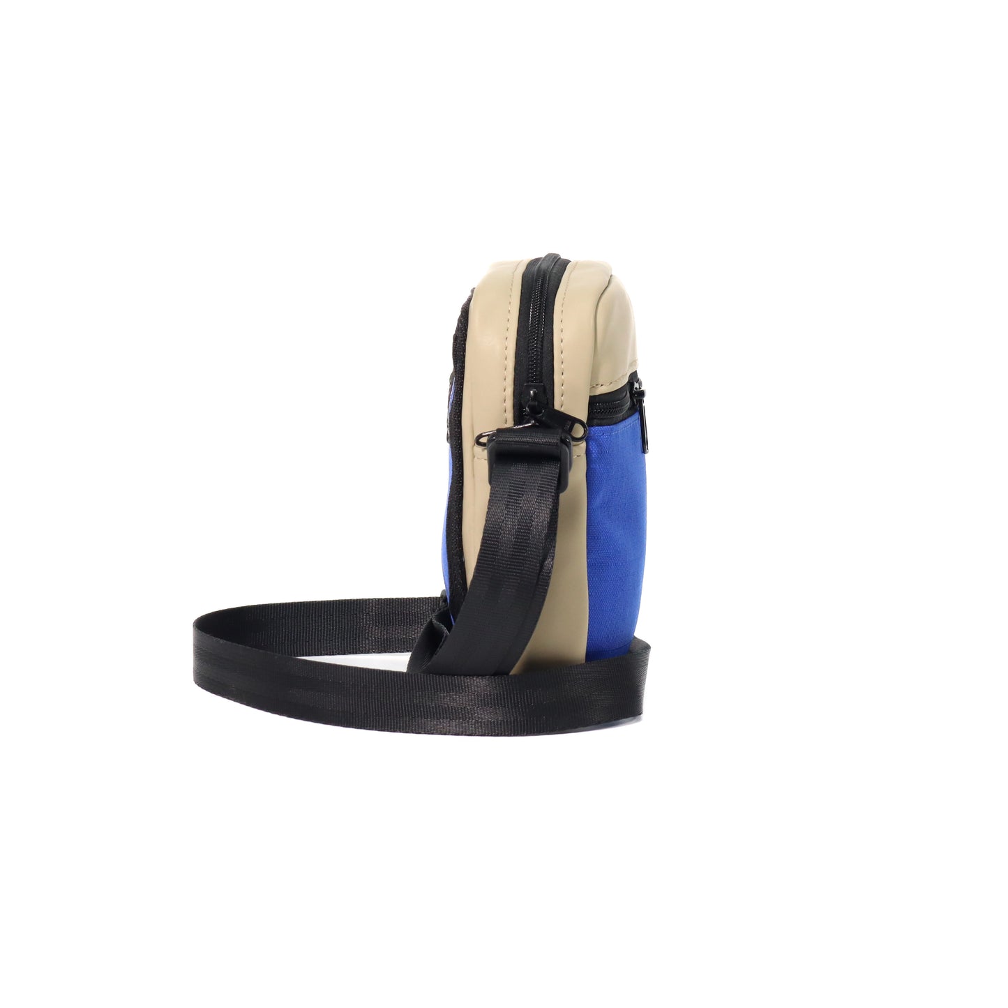 Mini Patch Pocket Cross Body (Blue)