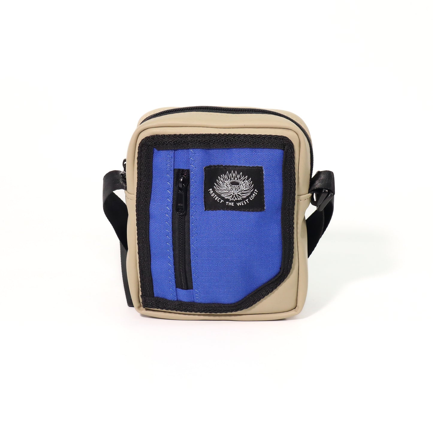 Mini Patch Pocket Cross Body (Blue)