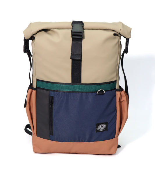 Roll Top Backpack (B-Navy)
