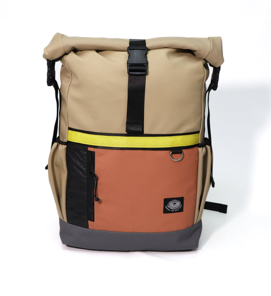 Roll Top Backpack (B-Rust)