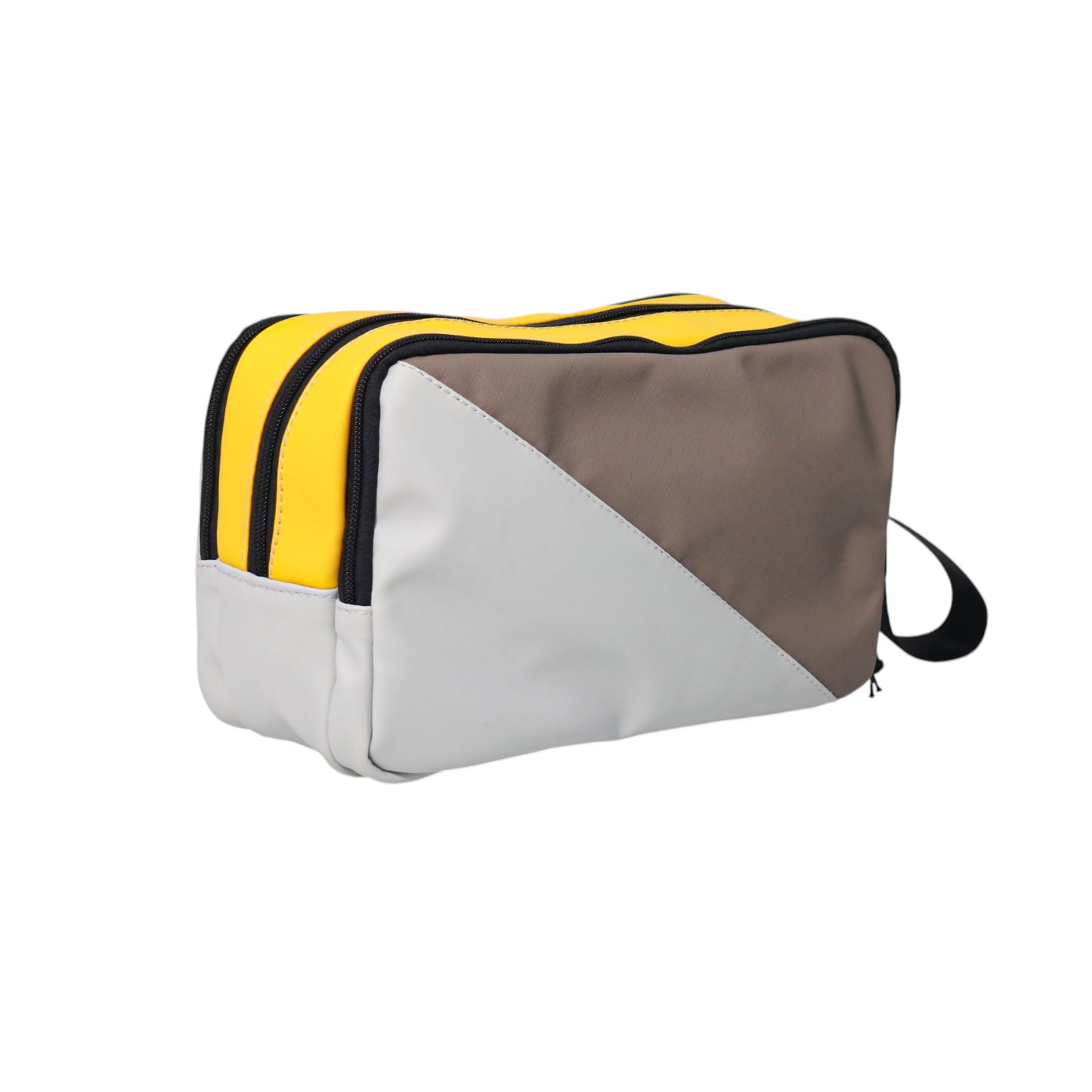 Multi-pocket Toiletry Bag (Grey-Yellow)