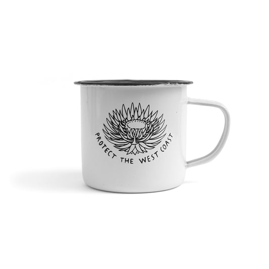 PTWC Enamel Mug