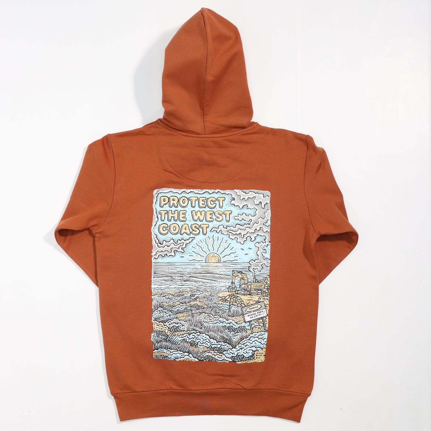 Ninja Bread Boy Colab Organic Cotton Blend Hoodie